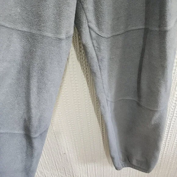 Vintage Nike Gray Fleece Sweatpants XXL Red Embroidered Logo Baggy Fit Retro - Picture 12 of 12